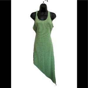 Christina love green & grey maxi dress